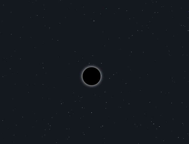 black hole animation